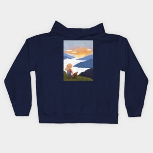 Mountain lover Kids Hoodie